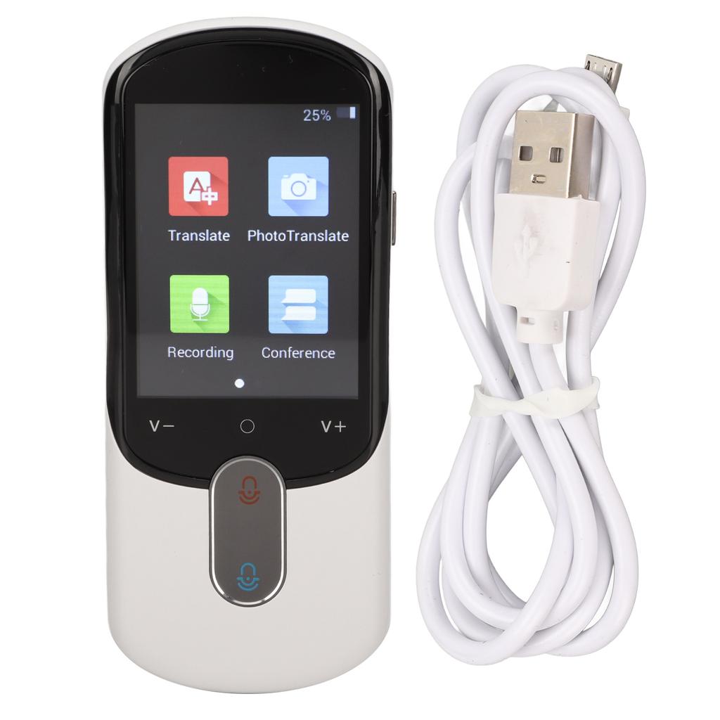 Smart Translator 2.88in Real Time Two Way Translation Portable Intelligent Language Voice Translator