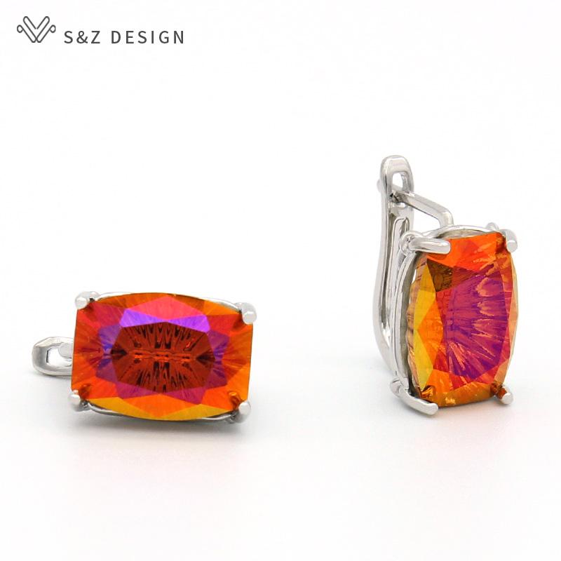 

Модные прямоугольные серьги-капли с кристаллами для женщин, свадебные украшения для вечеринок, розовое золото, модные серьги для девочек