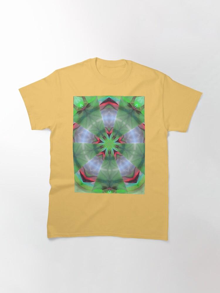 Pentangle Pastel Shades Multicolored Kaleidoscope Pentangle Pattern 5 Classic T-Shirt