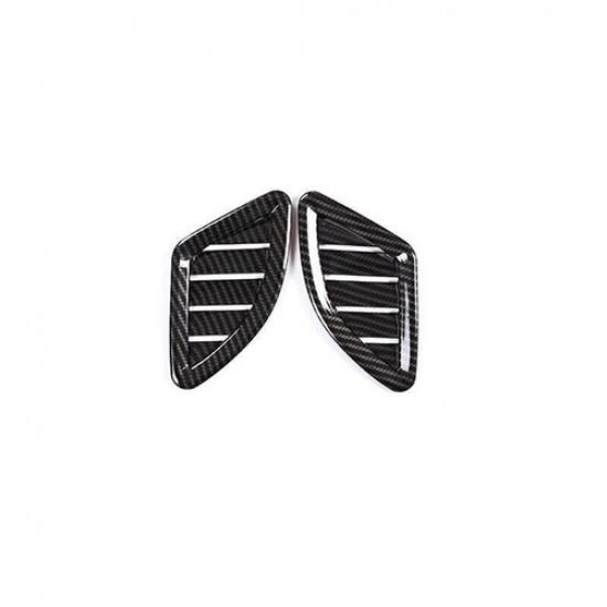 Dashboard Side Outlet 2018- ABS Carbon Fiber For BMW X2 F39 Vent Cover Trim