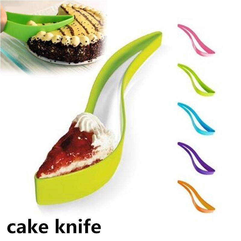 

Пластиковый пирог Сервер Торт Нож Клип Резак Хлеб Слайсер Нарезка Кубик Нож Шпатель