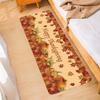 Fall Thanksgiving Pumpkin Maple Leaf Kitchen Mat Entrance Doormat Decor Non-Slip Corridor Balcony Rugs Bathroom Foot Mat Decor