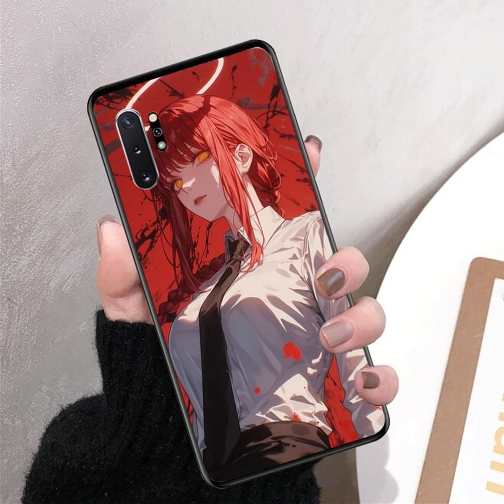 Chainsaw Man Makima Phone Case For Samsung Note 8 9 10 20 Pro Plus Lite M 10 11 20 30 21 31 51 A 21 22 42 02 03