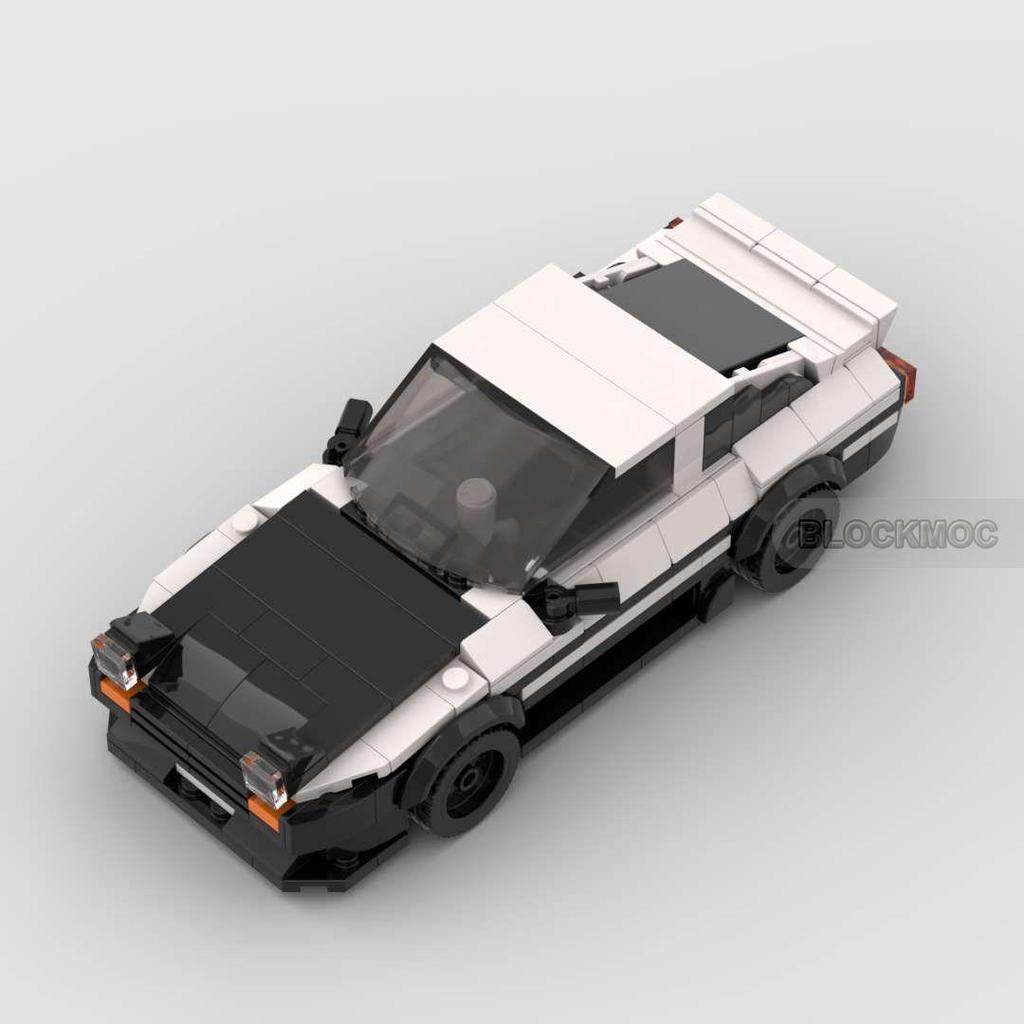 Small Particle AE86 Racing Car Educational Building Blocks Toy for Children