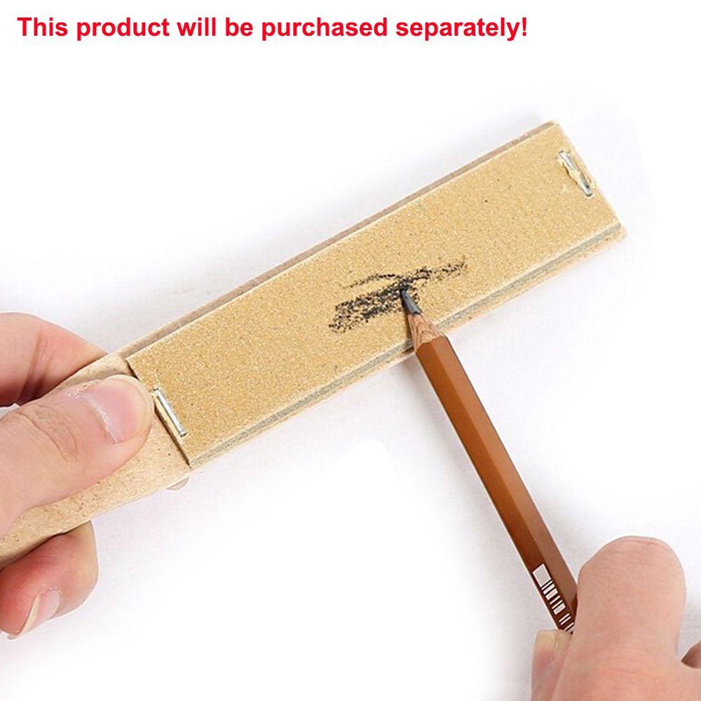 6 PCS Craft Pencil Sharpener Graffiti Artist Tortillon Blending Smudge Sketch Drawing Pen Sandpaper