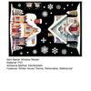 Jul Dobbelt Hus Vindusklistremerke Avtakbart Vanntett PVC God Jul Vinterhytte Statisk Glassklistremerke Høytidsfest Dekorasjon Klistremerke