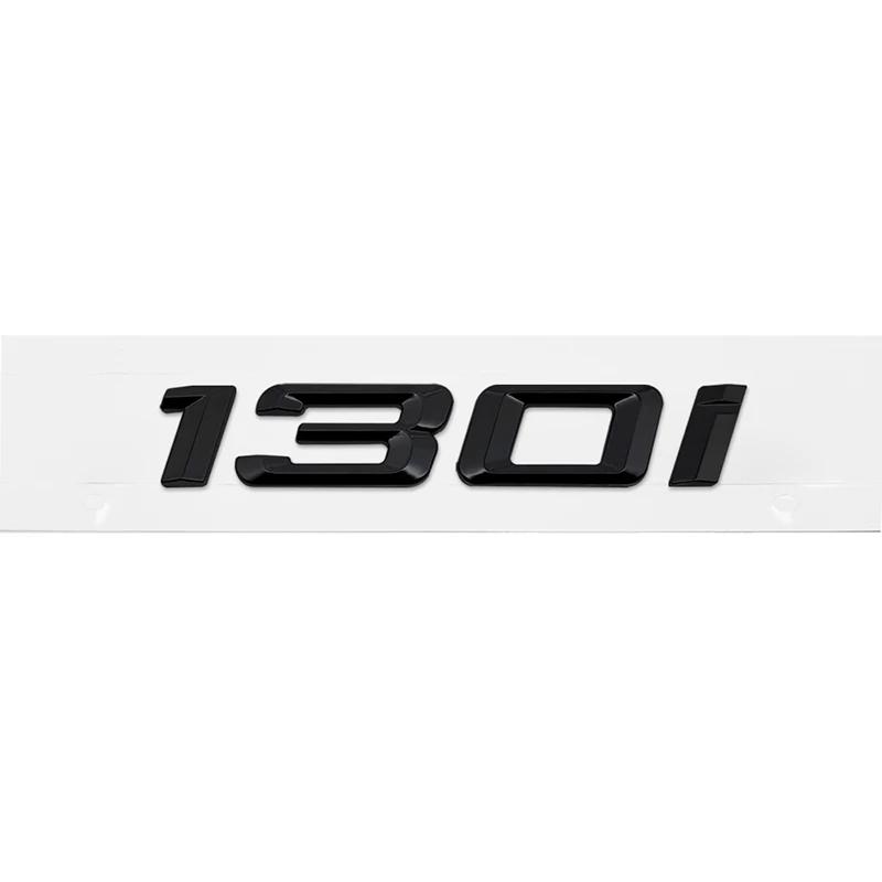 ABS Car Rear Trunk Letters Logo Badge Emblem Sticker For BMW 1 Series 116i 118i 120i 125i 130i 135i 140i E81 E82 E87 E88 F20 F21