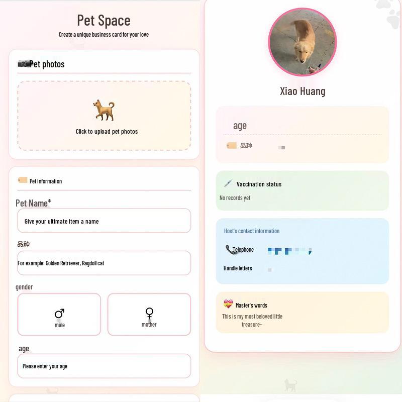 NFC Pet Tag: Metal ID Tag for Dogs and Cats - Anti-Loss Pendant to Share Pet Info