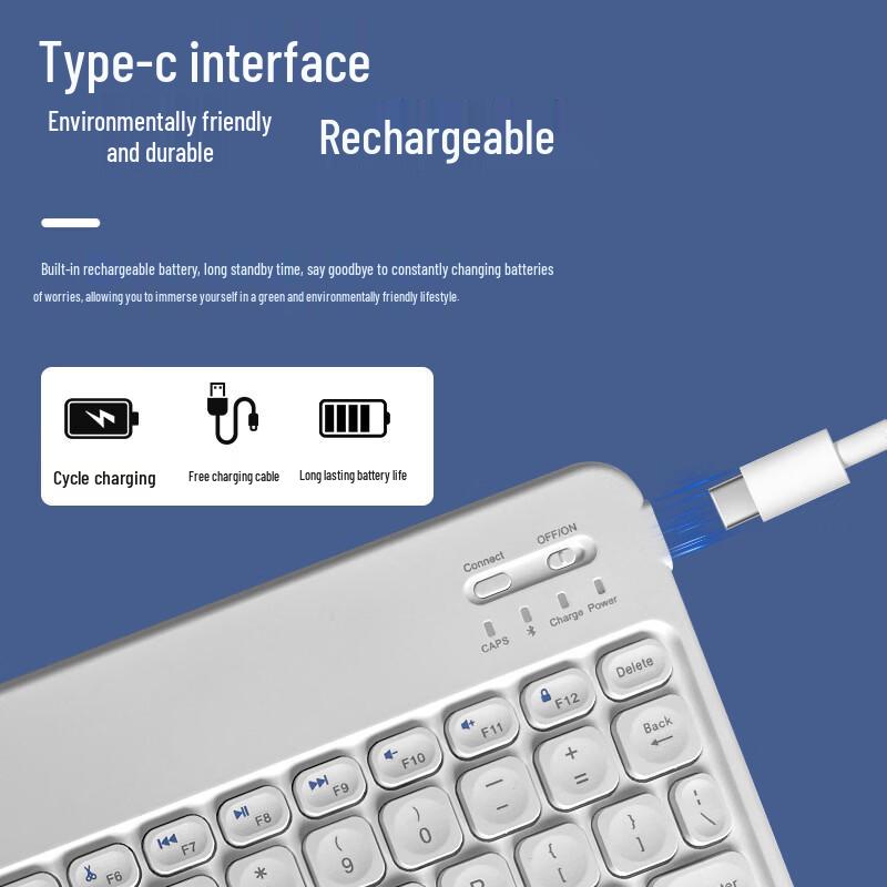 OLOEY Portable Wireless Bluetooth Keyboard