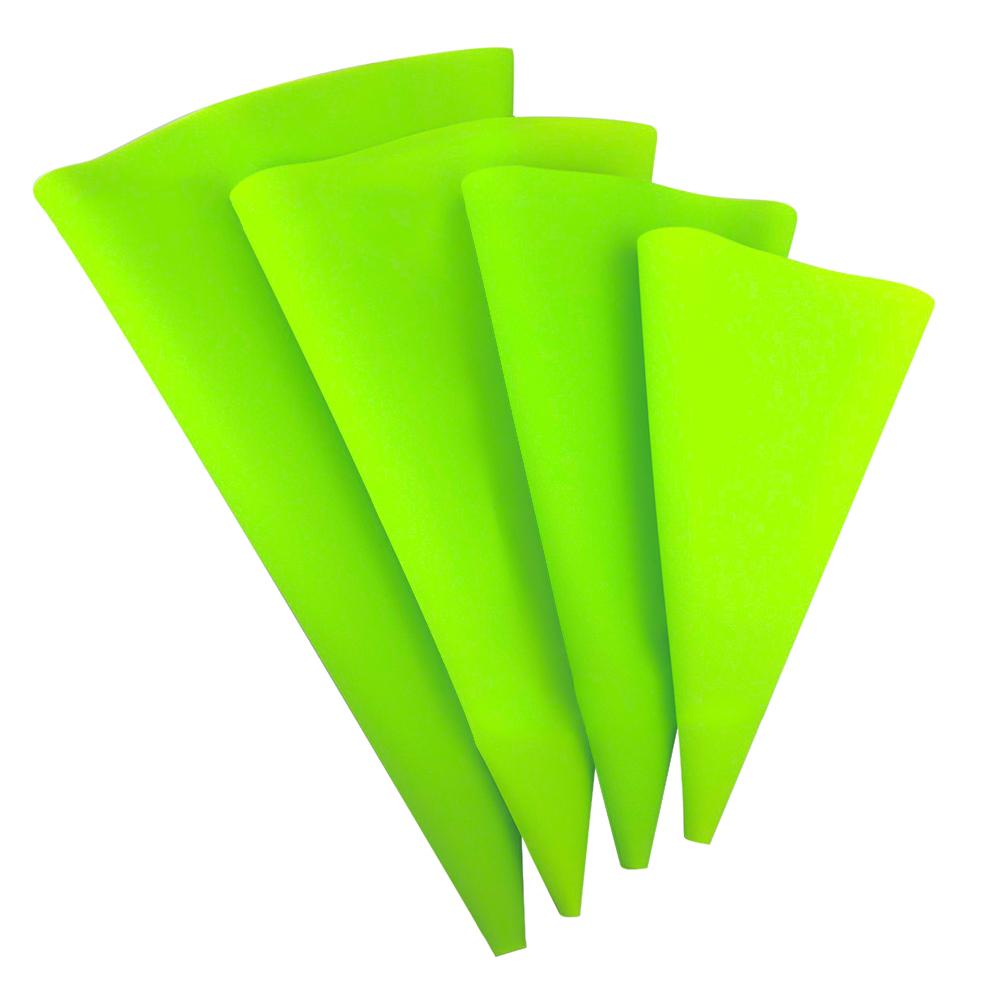 1pc Gadgets de cuisine Crème Pâtisserie Sac Accessoires de pâtisserie Bricolage Décoration de gâteau Qualité alimentaire Eva Poches à douille réutilisables