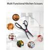 Stainless Steel Sharp Blade PP Effort Saving Handle Multi Functional Household Kitchen Scissors With Beer Bottle Opener