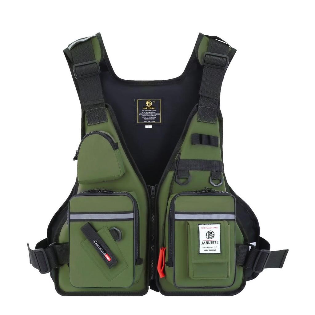 Jiaruiste High Buoyancy Adult Fishing Life Jacket - Customizable Sports Vest