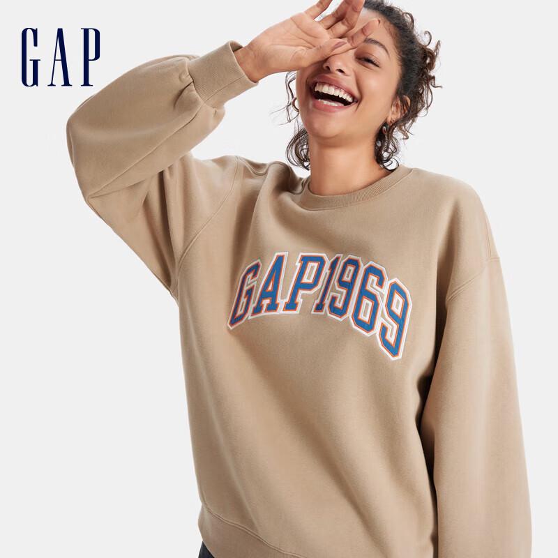 Женский флисовый свитшот с логотипом Gap осень 2025 XL 17592A Asian Size 3370₽