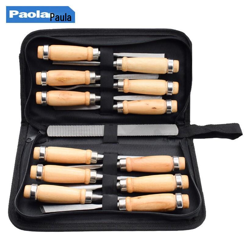 Paola 14-Piece Woodworking Chisel Set