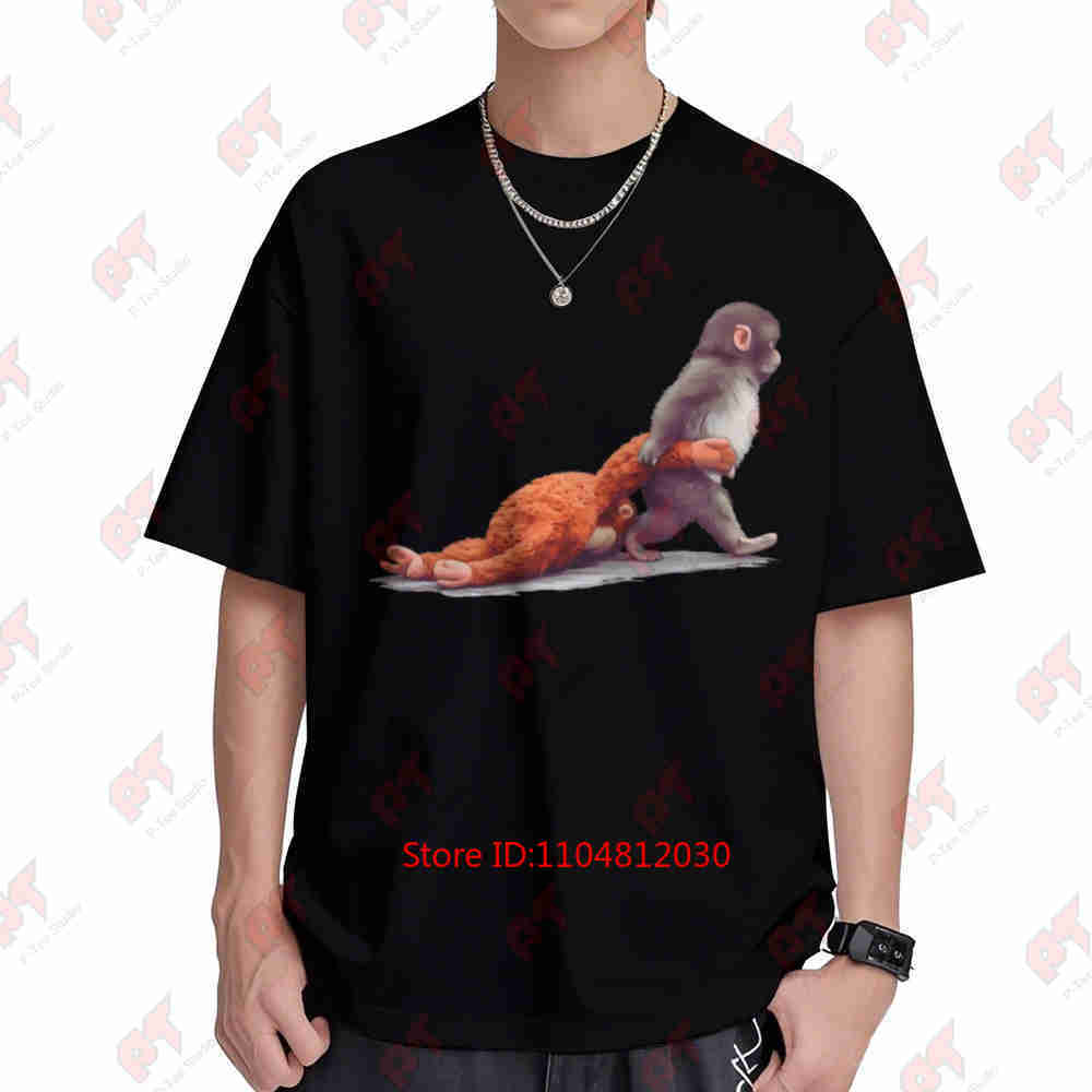 Monkey Punch Baby Little Big Love Short Sleeve Tee 100% Cotton T-Shirt