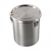 Stainless Steel Food Storage Canister Airtight Seal Anti Rust Easy To Clean