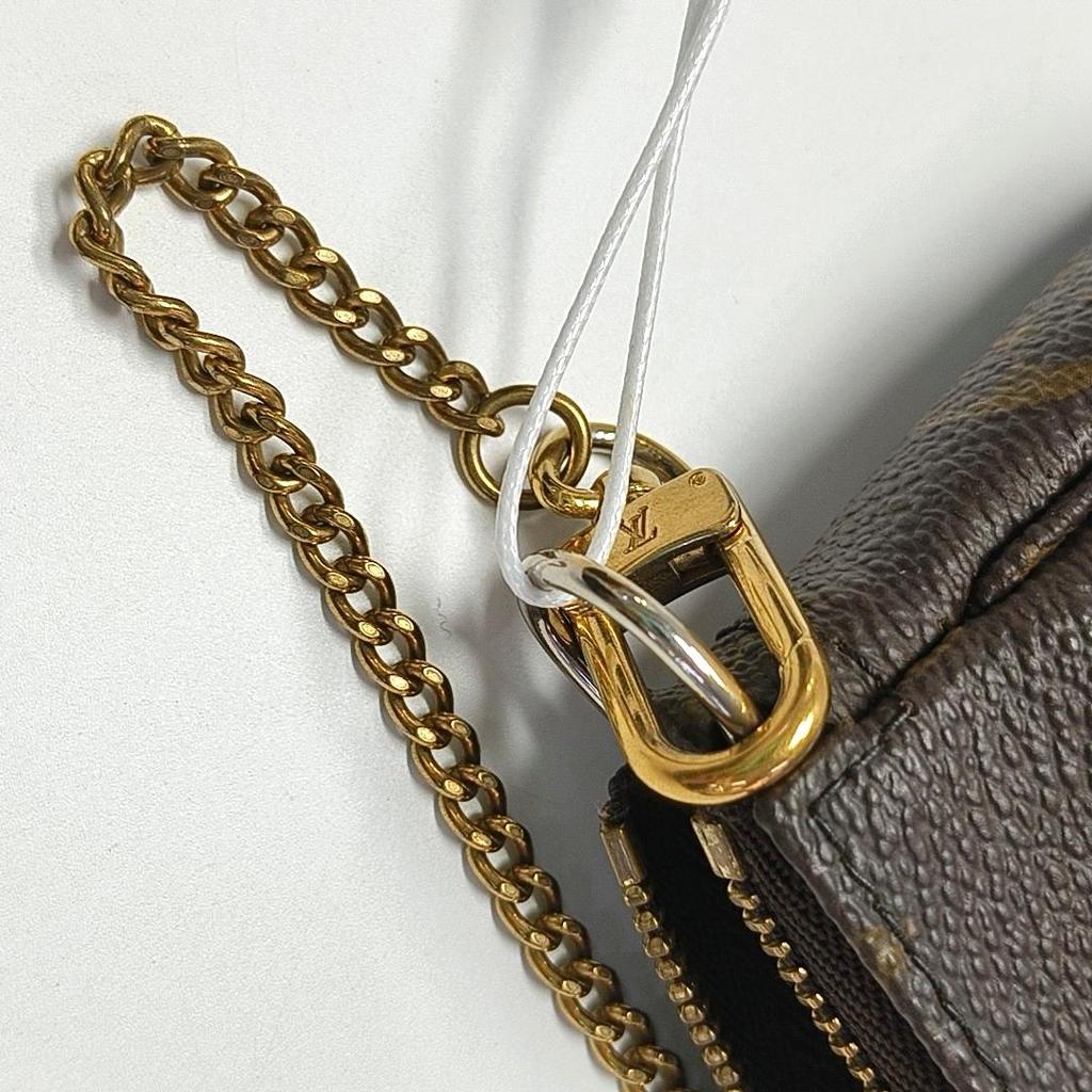 [Pre-Owned] Louis Vuitton Mini Pochette Accessoires 'Brown Monogram Canvas' - Good #YJ0Y4Y