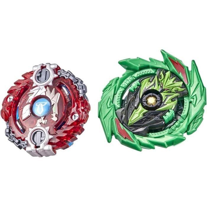 Beyblade Burst Surge Speedstorm, Dual Pack Origin Achilles A6 et Tyros T6