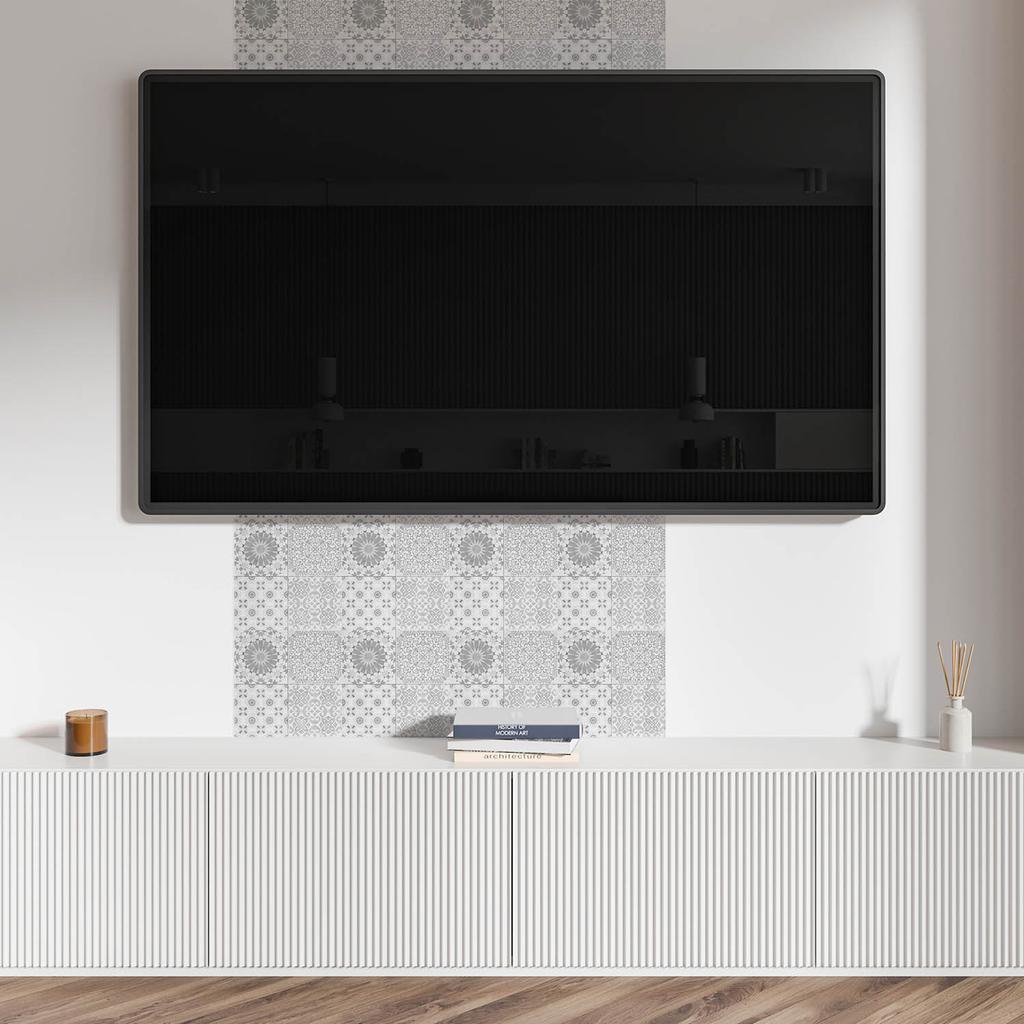 Kafelki Winylowe Z Nadrukiem Gotowe Do Montażu Wzory Geometryczne I Kwiatowe 10X40X20 Cm