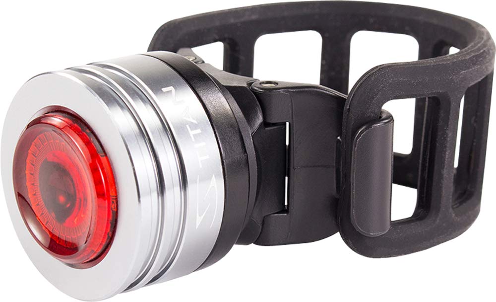 

SERFAS Titan 15 Lumen Rear Bicycle One Size HLMT-1 Light, Black, [Helmet Compatible]