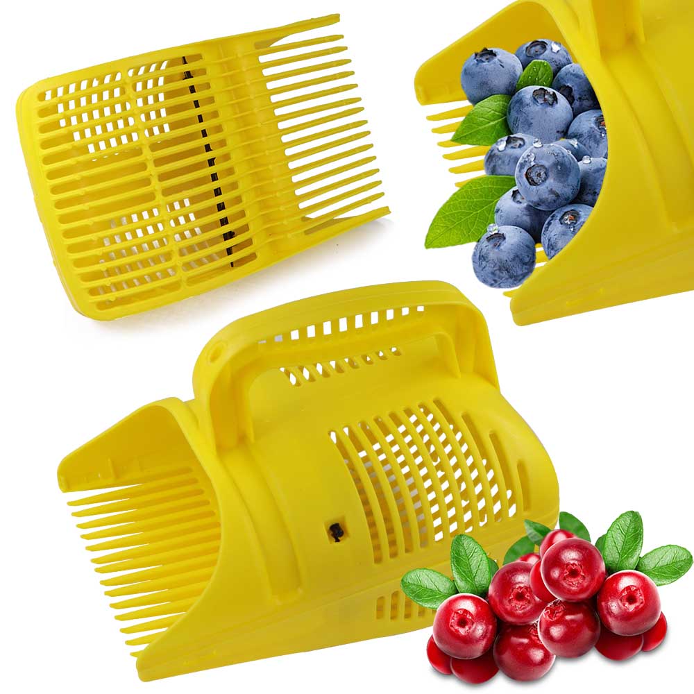 1 pz Raccoglitore Portatile Manuale per Bacche Mirtilli Pettine di Plastica Rastrelli Raccolta Raccolta Frutta Paletta Raccoglitore Fattoria Frutteto Mietitore