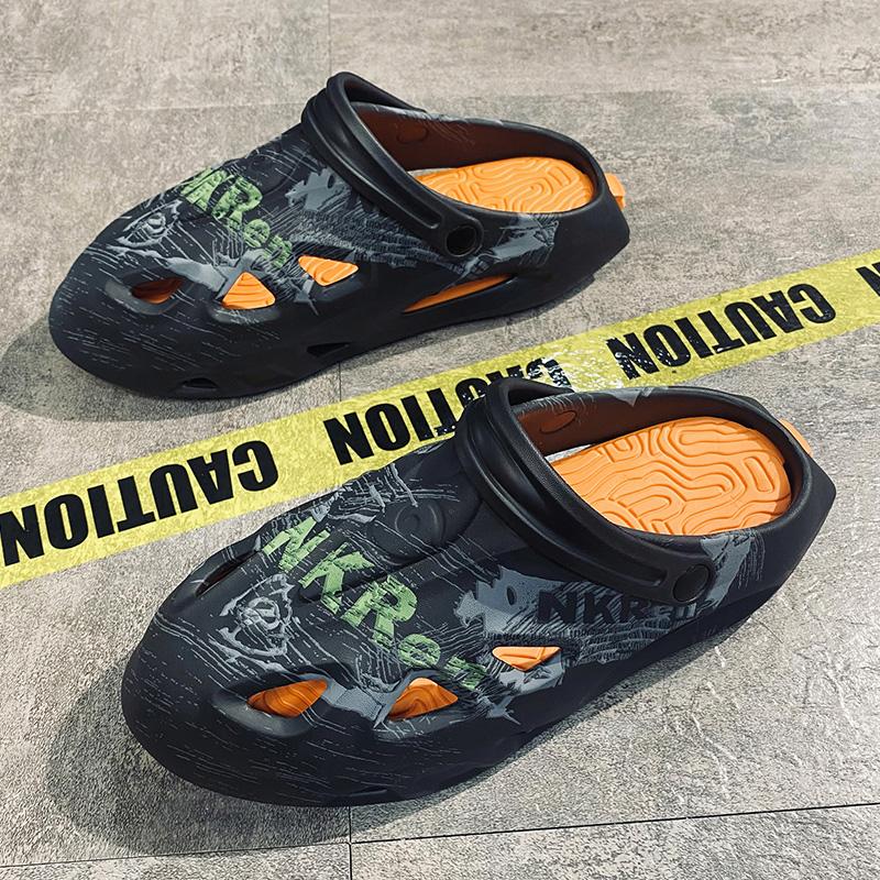 Fashion PARZIVAL Men Causal Summer Sandals EVA Garden Clogs Sandals Soft Hospital Shoes Men Slip On Beach Water Slippers Zapatos Hombre