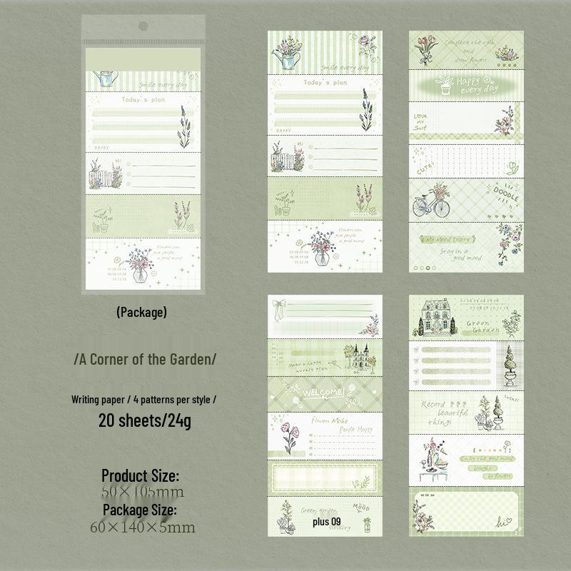 Ketchup Label Sticker Book: Creative Garden Travelogue Sticky Notes Journal & Gift Box