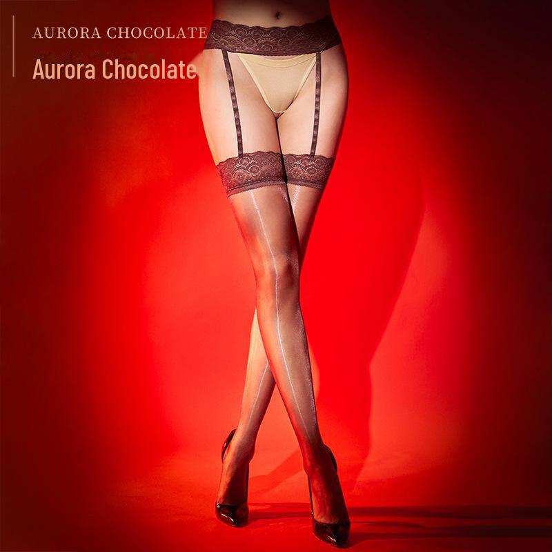 Little Matchmaker 3D Black Silk Lace Peacock Stockings: Sexy Ultra-Thin Shiny Garter One-Piece for Women