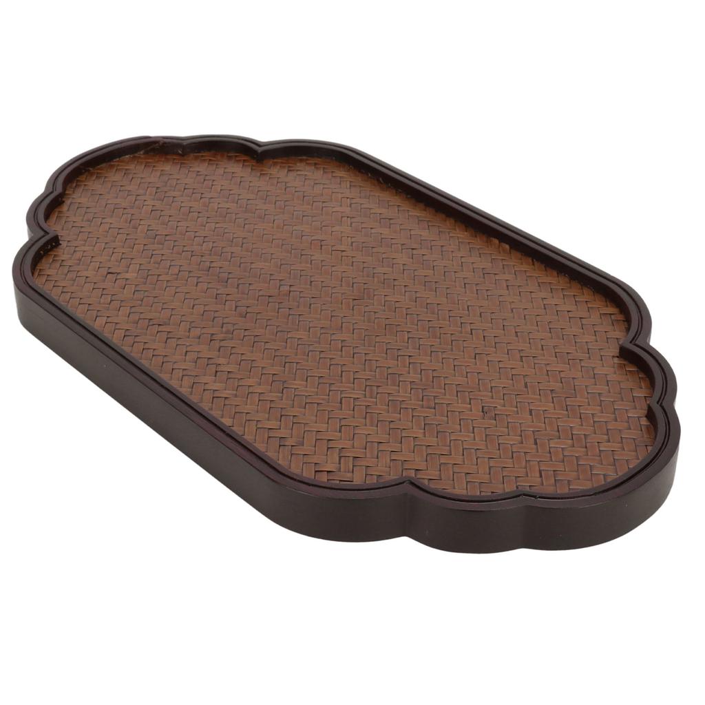 Mat   Bamboo Small Tea Tray Tea Plate for Teawares Teaset Saucers Tea Ceremony