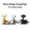 Acoustic Guitar String Tuning Pegs Kit With Screw Ferrule Universal Tuners Open Tuning Standard Accessories