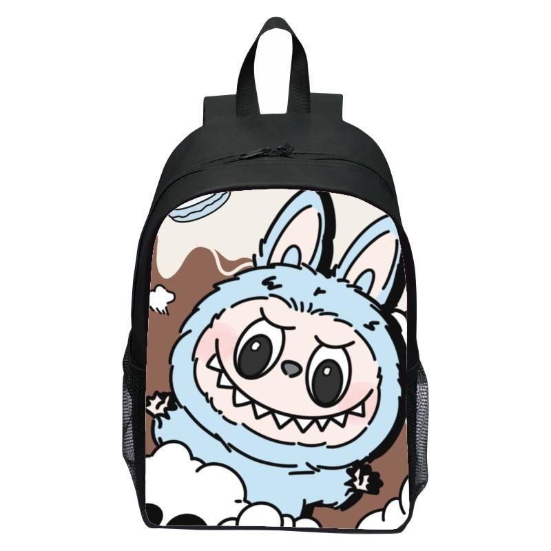 Schoolbag Printed Rabbit, Elementary School Cartoon Cute Backpack 123 Grade Doll Boys and Girls