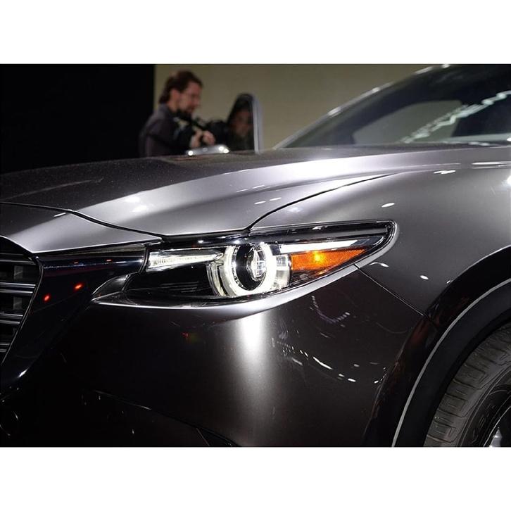 Compatible For Mazda CX-9 2016 2020 2021 Headlight Cover Headlamp Shell Headhights Lens Lampshade Transparent Plexiglass(Left)