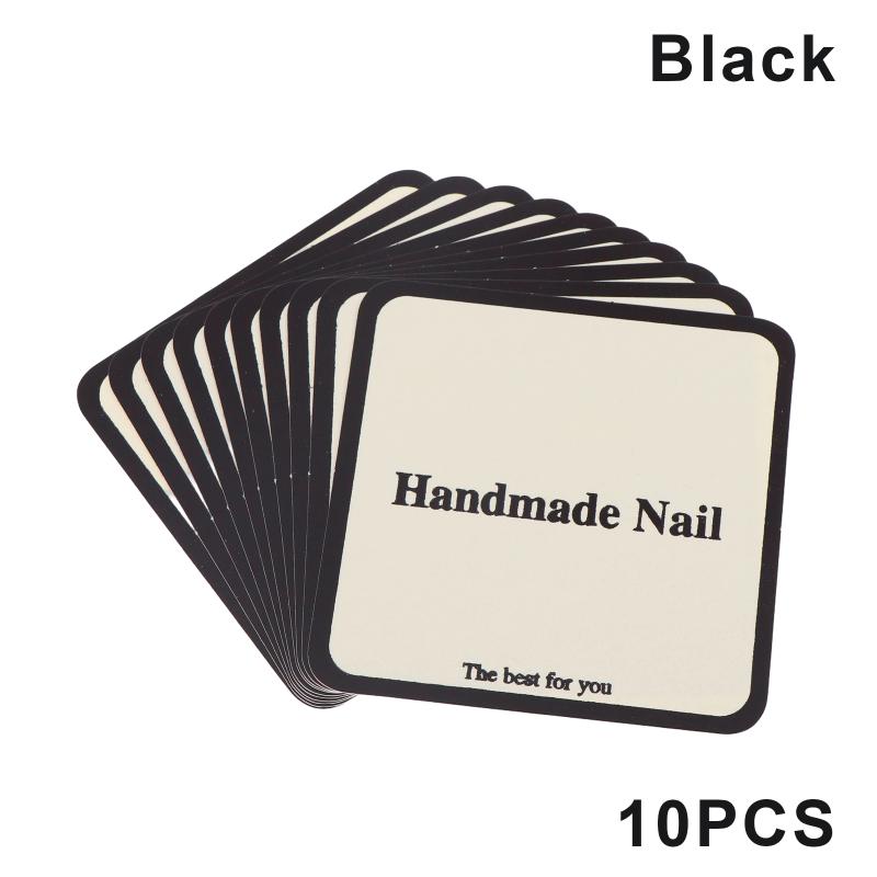 10 Sheets Press-On Nail Packaging Cards False Nail Design Swatch Display Handmade Manicure Sample Show Card For Salon