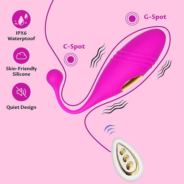 Vagina Clitoris Vibrator Panties Vibrating Egg Wearable Dildo Sex Toy Massage with Wireless Remote Control for Adults Women Men