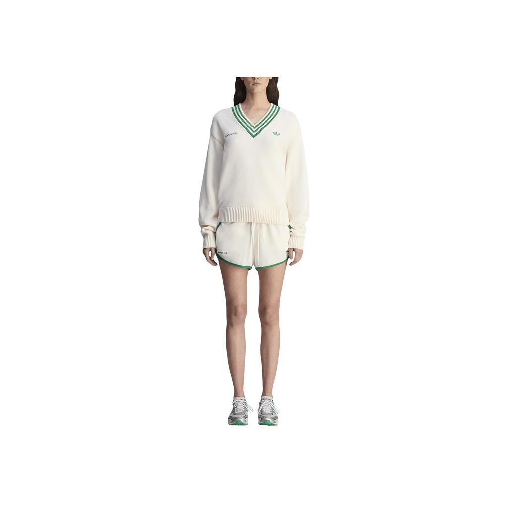 adidas X Sporty & Rich Shorts Off White Women Bottoms JL7192