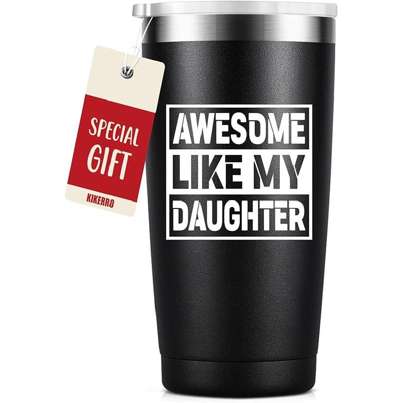 Thin Blue Line Police Officer Gifts - Cops Officer Valentine s Day Gift Coffee Cup - 20oz Stainless Steel Double Wall Insulated Tumbler, Black 20oz