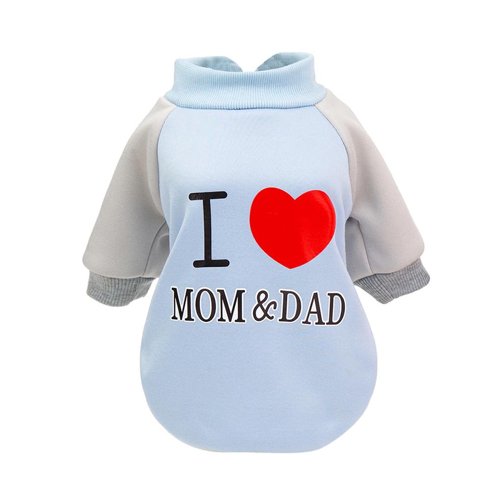 

New Pet Dog Cute Sweater And Winter Fashion Keep Warm Dog Clothing синий