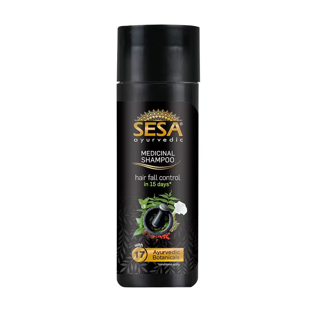 SESA Ayurvedisches Medizinisches Shampoo zur Kontrolle von Haarausfall (200ml)
