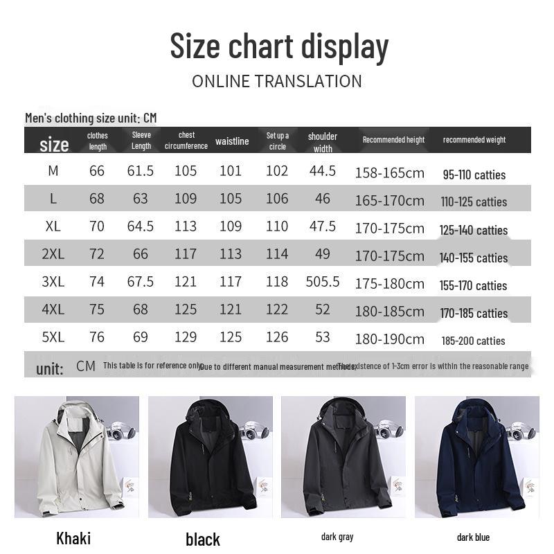 Men's Trendy Versatile Hooded Windbreaker for Outdoor Work and Sports