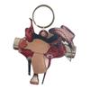 Colorful Saddles Pendant Keychain Acrylic Key Rings Accessory Handmade Keyring Bag Decoration Unique Gifts for Women