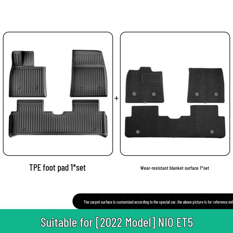 NIO ET5/ET5T Full Car TPE Floor Mats (22-25 Models)