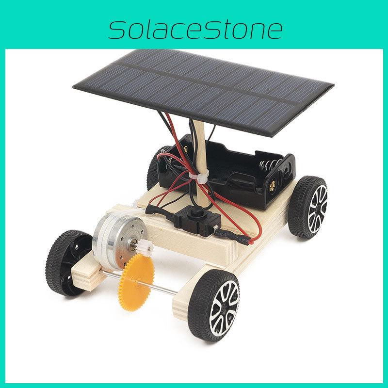 Elementary School Diy Science Solar-powered Electric Car Stem Educational Model