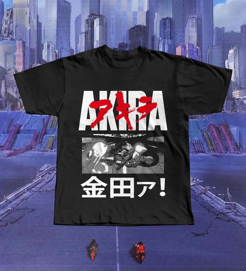 2026 Akira 1988 Anime TShirt Cyberpunk Neo Tokyo SciFi Tee HighQuality Summer Unisexs Cotton TShirt Comfortable Retro 2000s