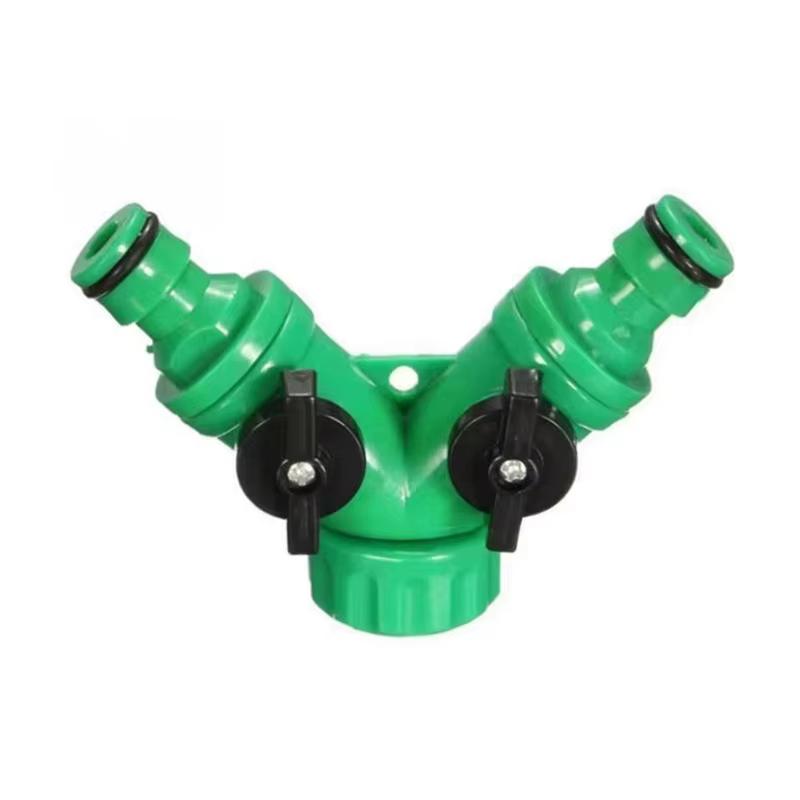 Adjustable Y-Type Diverging Tee Ball Valve 4/6 Conversion Adapter for Greenhouse Watering And Horticultural Irrigation