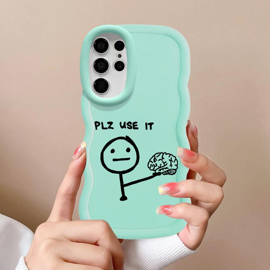 Interesting Cartoon Case for Samsung Galaxy S25 S21 S24 S22 Ultra S20 FE S23 Plus A25 A26 Soft Phone Cover A24 A35 A55 A36 A34