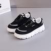 Spring mesh breathable outdoor board shoes women's thick sole lightweight simple casual shoes versatile sports running shoes