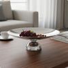 Stainless Steel Fruit Dish Multi-Purpose Tableware Mirror Finish for Living Room