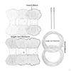 6 Pieces Knitted Yarn Bulky Yarns Crocheting Projects Elastic Arts with 2 Large Eye Neddle, Roll