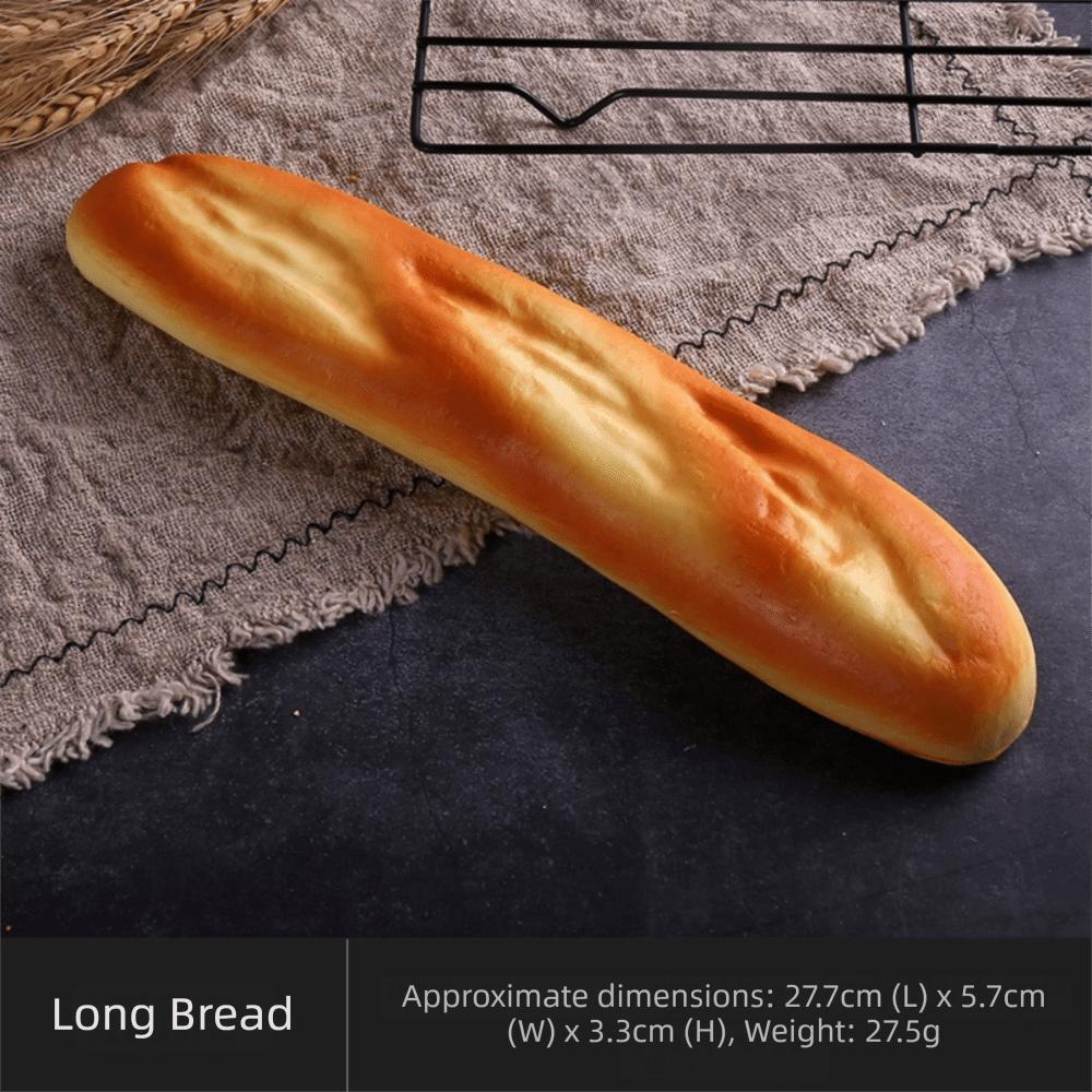 Soft Cake Toast PU Model Scale Food Fake Bread Ornaments Artificial Fake Bread Model Kitchen Toy