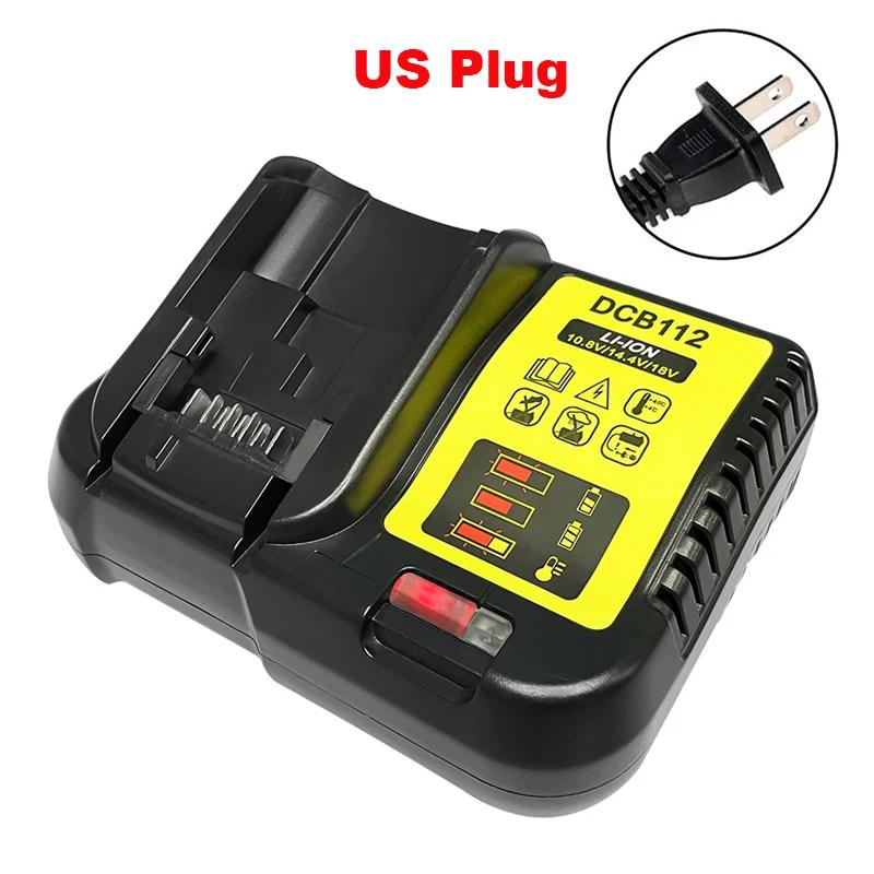 

NEW Upgraded DCB112 Battery Charger For 10.8V 12V 14.4V 18V 20V DCB206 DCB205 DCB204 DCB203 DCB120,DCB107 DCB115 DCB105